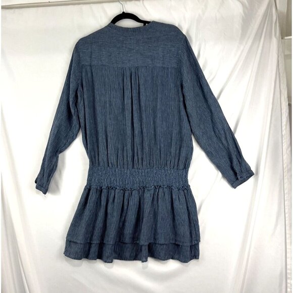 Rails Juliette Salem Stripe Linen-Rayon Midi Dress Women’s Size L - Picture 10 of 16